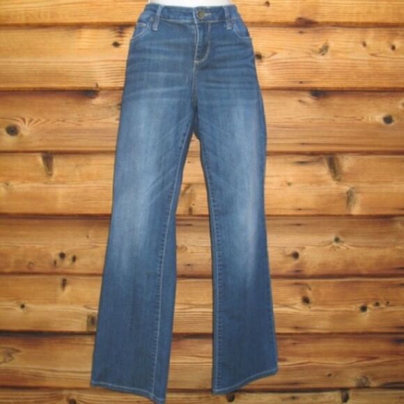 Kut From Kloth Farrah Baby Boot Cut Jeans-8 - Picture 2 of 8